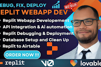 replit developer replit fix bugs replit saas mpv api integration ai automation