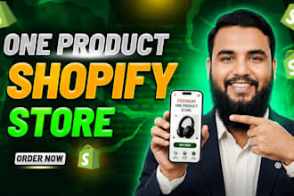 design and redesign one product shopify store