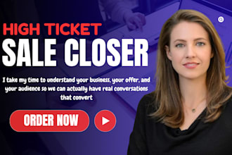 sales closer b2b sales high ticket sales closer salesperson appointment setter