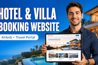 build modern france villa website hotel booking airbnb website
