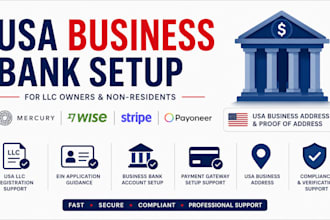 assist in mercury wise stripe and usa business bank setup