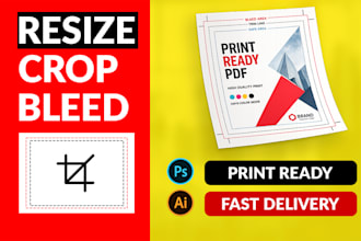 prepare print ready artwork with bleed and trim marks