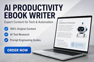 be your expert ghostwriter for a professional ai productivity ebook