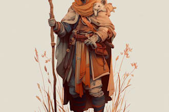 dnd, fantasy character and dnd character