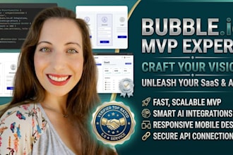 build bubble io saas mvp app bubble developer bubble website mobile app fix
