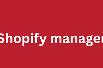 be your shopify manager