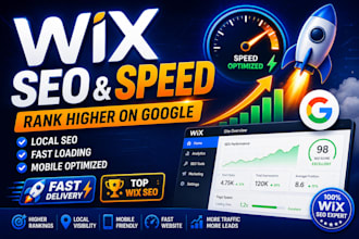 boost your wix site, local SEO and speed optimization