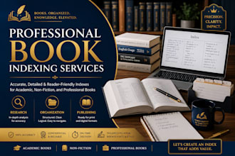 provide professional book indexing and high quality