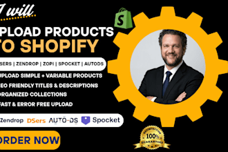 upload product or product listing to shopify zendrop autods zopi dsers spocket
