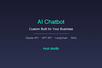 build a custom ai chatbot with claude or gpt API