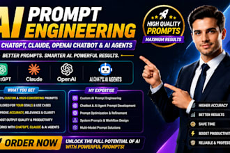 be your ai prompt engineering for chatgpt claude openai chatbot and ai agents