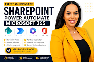 build sharepoint online intranet, spfx, power automate, microsoft 365 solutions
