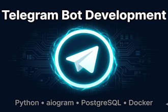 develop a custom telegram bot with python and aiogram