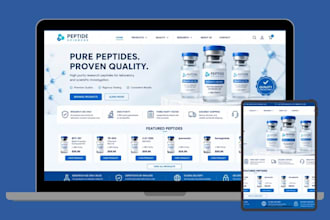 build fda compliant peptide website research peptide woocommerce peptide website