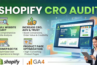 do a conversion focused shopify cro audit to increase sale