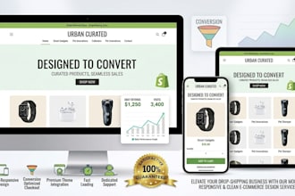 redesign your brand shopify store ROI with premium layout speed SEO optimization