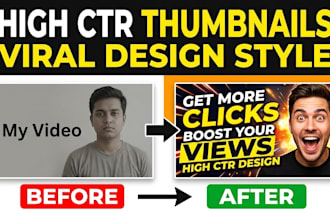 do high converting youtube thumbnails for gaming, finance and faceless channel