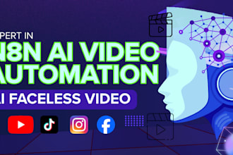 make n8n ai video automation for reels, tiktok and n8n youtube automation