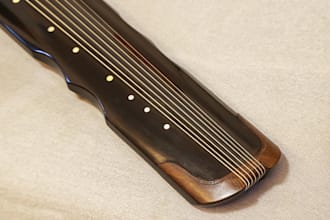 record ancient chinese guqin zither for meditation and film