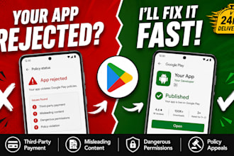 fix google play console policy violations and get your app approved