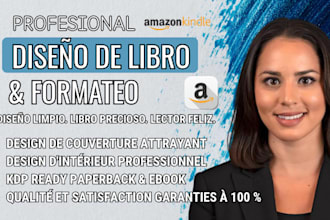 je ferai la mise em forme de livres, ebook kindle et broche pour KDP