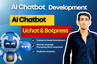 build ai chatbot automation using uchat and botpress for social media