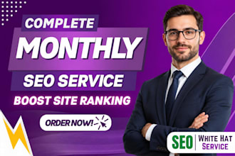 do monthly SEO services using high authority backlink