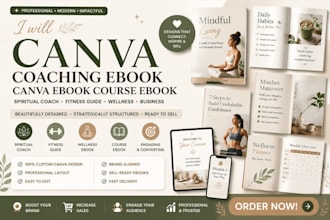 canva coaching ebook canva ebook course ebook  spiritual coach fitness guilde