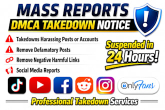 fb ig banning mass report bot , remove defamatory content, mass report yt tiktok