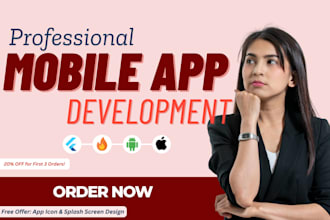 mobile app development, android and ios app development, flutter developer