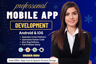 do mobile app development, android app ios app creation, flutter app developer