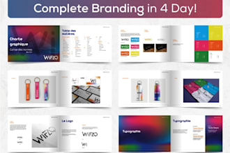 create engaging logo, complete cooperate brand identity and full brand kit