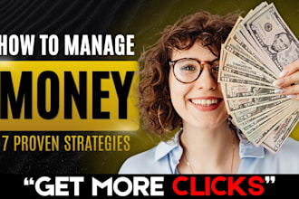 design high CTR finance youtube thumbnails