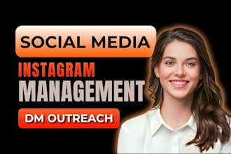 do instagram dm outreach engagement instagram social media marketing manager