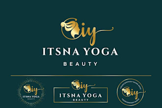 design feminine skin care cosmetic logo