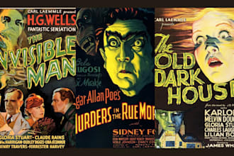 design retro vintage movie poster film music album event poster festival flyer