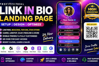 setup link in bio linktree beacon linkpop taplink zaap social media landing page