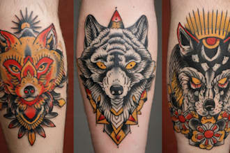 do neo traditional and oldschool tattoo designs