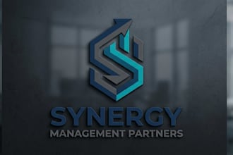 design a modern and professional management logo for your brand