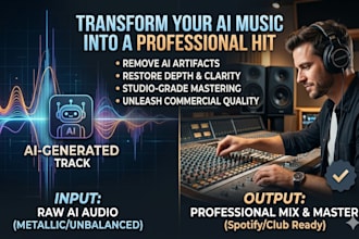 do make a professional mix and master for your ia songs