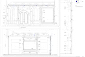 create professional joinery shop drawings and millwork drafting in autocad