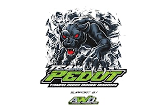 design high quality panther vintage logo with free source file