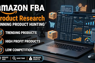 hunt low competition and high demand amazon fba products