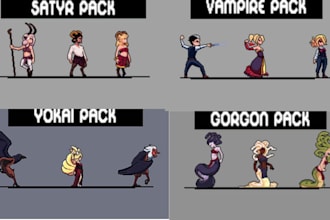 do pixel animation game art character game sprite 8bits pixel background