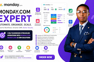 build monday com workflow automation monday com crm setup and crm dashboard