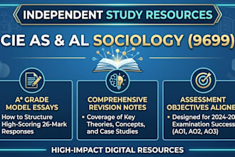 provide specialised cie al sociology 9699 study packs