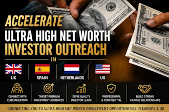 accelerate ultra high net worth investor outreach in UK spain netherlands