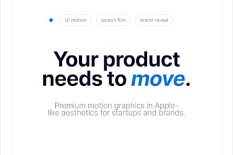 create saas promo motion graphics video