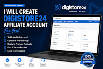 create digistore24 affiliate account for you