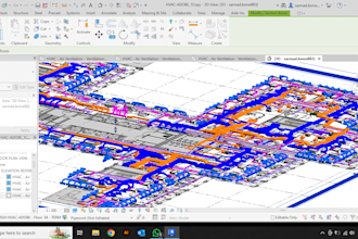 design and model complete mepf  systems using revit bim